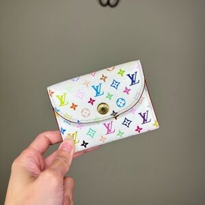 Louis Vuitton White Multicolor Monogram